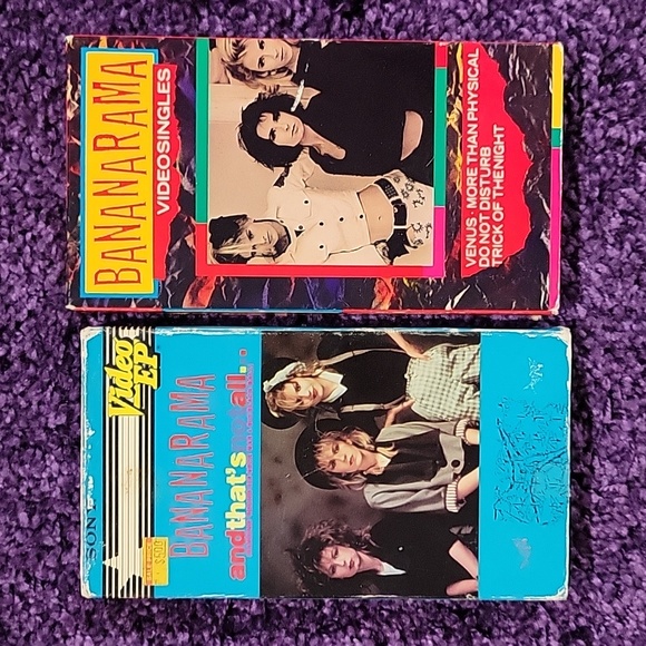 Rare Vintage Bananarama VHS bundle - Picture 1 of 8